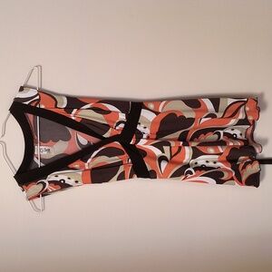 Brown and Orange Top